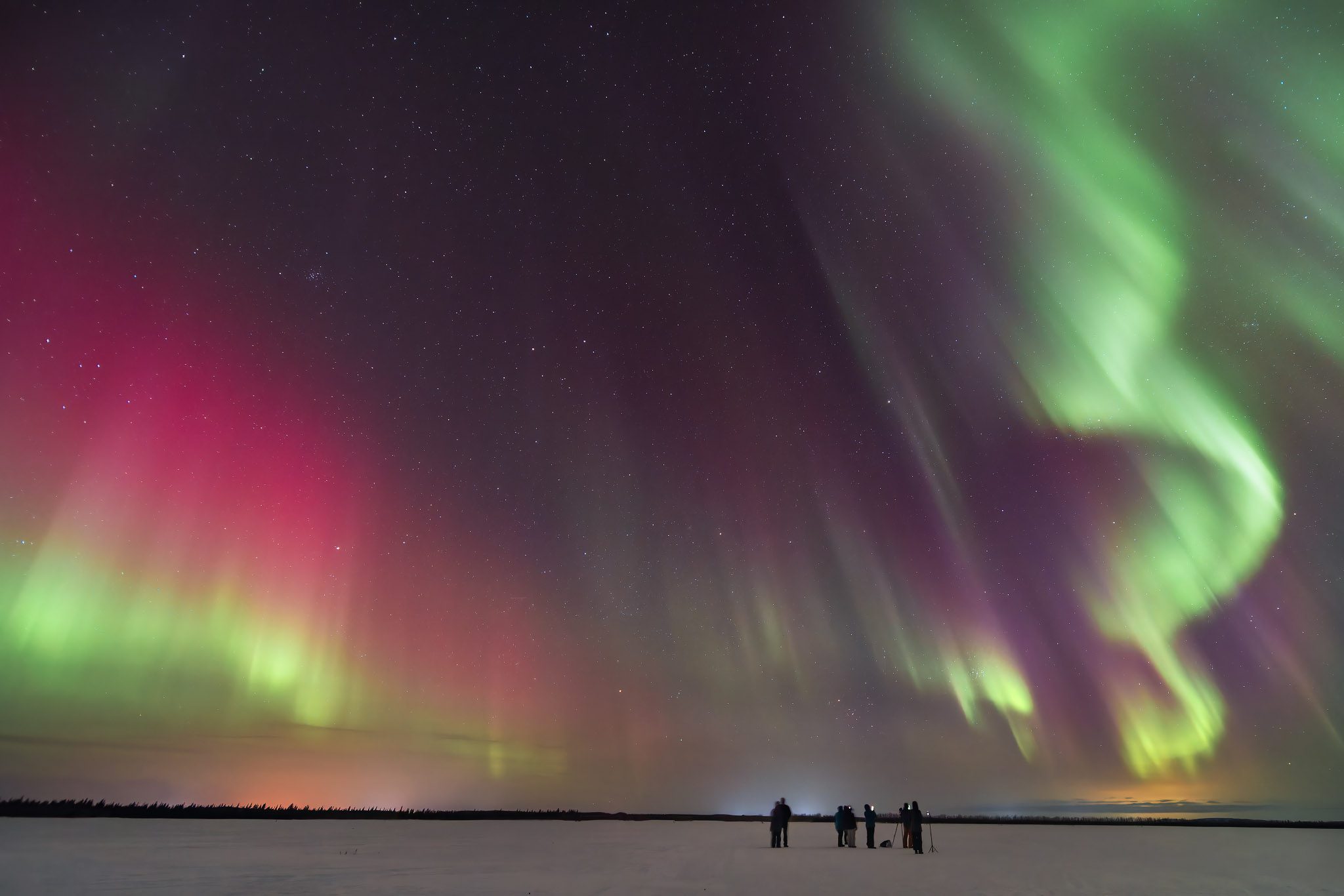 Northern lights Alaska tour photography